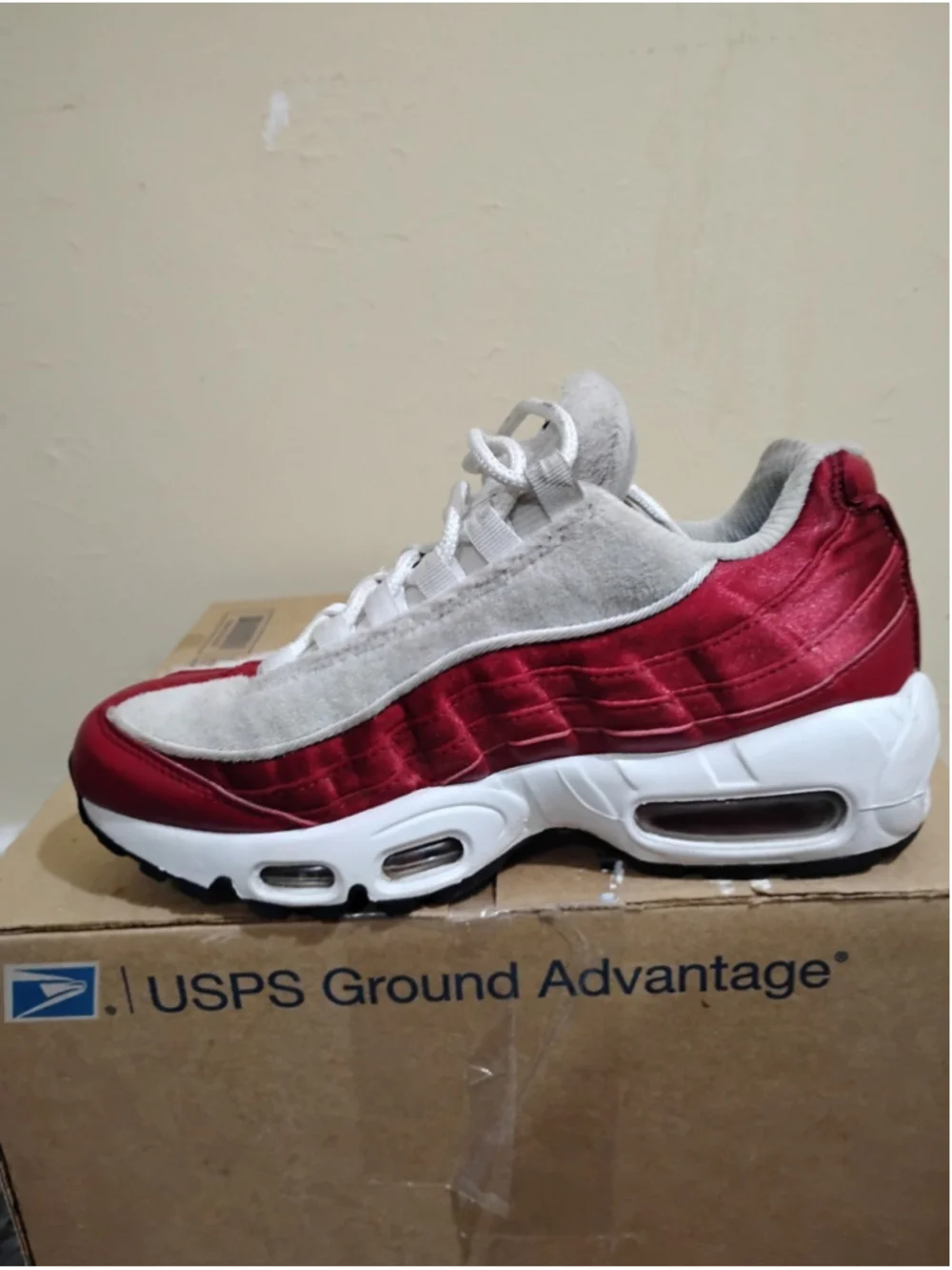 2018 Nike Air Max 95 LX Red Crush Womens Size 6.5 Sneakers AA1103 601